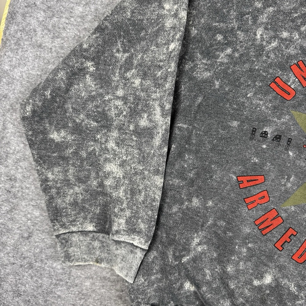 Vintage United States Armed Forcs USMC Army Sweatshirt XL Military Acid Wash - Picture 3 of 16